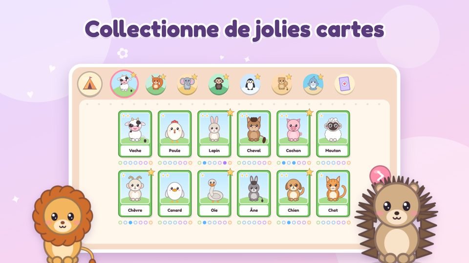 La collection de cartes
